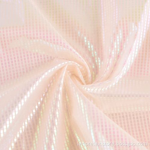 Foil Print Hot Stamping Woven 100%Nylon Taffeta Fabric